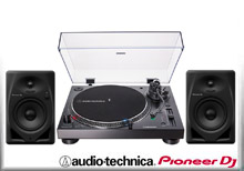 Audio Technica AT-LP120XUSB + Pioneer DM50D